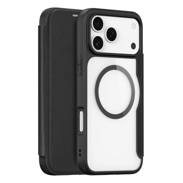 Θήκη DUX DUCIS Skin X Pro Book Style Magsafe Magnetic Flip Cover για iPhone 17 Pro Max - Μαύρο
