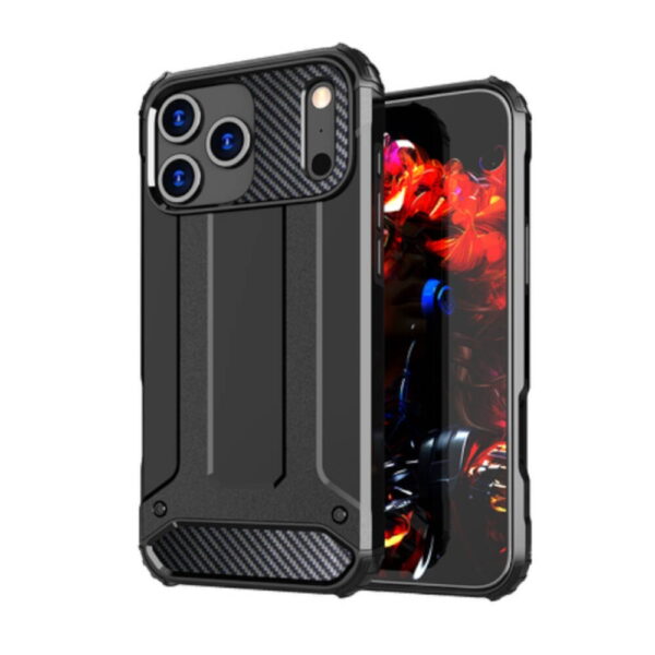 Θήκη Hybrid Armor για iPhone 17 Pro Max - Μαύρο
